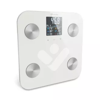 TrueLife FitShape S6 BT - Bioelektromos impedancia bluetooth mérleg - fehér