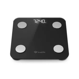 TrueLife FitScale W1 BT Black - bioelektromos impedancia bluetooth mérleg
