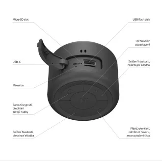 LAMAX Sphere2 Bluetooth hangszóró, USB-C