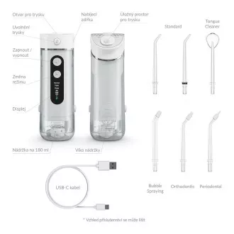 TrueLife AquaFloss Mini M50 szájzuhany - fehér