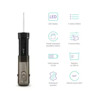 TrueLife AquaFloss Mini M50 szájzuhany - fekete