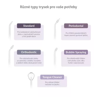 TrueLife AquaFloss Mini M50 szájzuhany - fekete