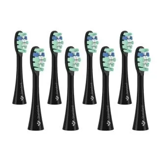 TrueLife SonicBrush Clean-sorozatú fogkefefejek, Standard, fekete, 8 darabos csomag TrueLife SonicBrush Clean-sorozatú fogkefefejek, Standard, fekete, 8 darabos csomag