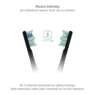 TrueLife SonicBrush Clean-sorozatú fogkefefejek, Standard, fekete, 8 darabos csomag TrueLife SonicBrush Clean-sorozatú fogkefefejek, Standard, fekete, 8 darabos csomag