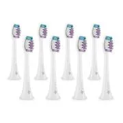 TrueLife SonicBrush Clean-sorozatú fogkefefejek, Sensitive white, 8 darabos csomag