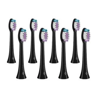 TrueLife SonicBrush Clean-sorozatú fogkefefejek, Sensitive, fekete, 8 darabos csomag TrueLife SonicBrush Clean-sorozatú fogkefefejek, Sensitive, fekete, 8 darabos csomag