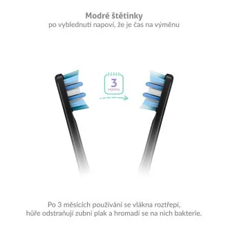 TrueLife SonicBrush Clean-sorozatú fogkefefejek, fehér és fekete, 8 darabos csomag TrueLife SonicBrush Clean-sorozatú fogkefefejek, fehér és fekete, 8 darabos csomag