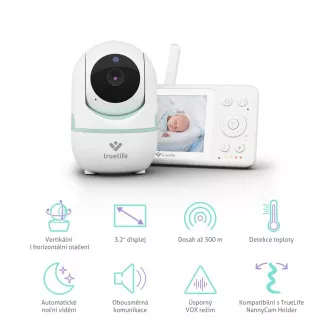 TrueLife NannyCam R4i - digitális videós bébiőr