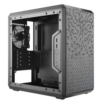 Cooler Master ház MasterBox Q300L, mATX, átlátszó oldalfal, 1x 120mm-es ventilátor, Fekete