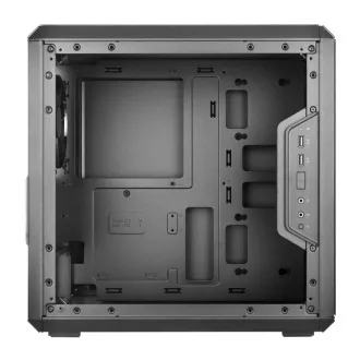 Cooler Master ház MasterBox Q300L, mATX, átlátszó oldalfal, 1x 120mm-es ventilátor, Fekete
