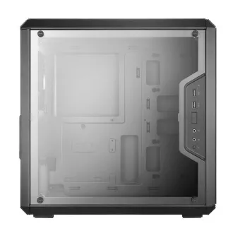 Cooler Master ház MasterBox Q300L, mATX, átlátszó oldalfal, 1x 120mm-es ventilátor, Fekete