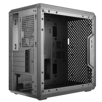 Cooler Master ház MasterBox Q300L, mATX, átlátszó oldalfal, 1x 120mm-es ventilátor, Fekete