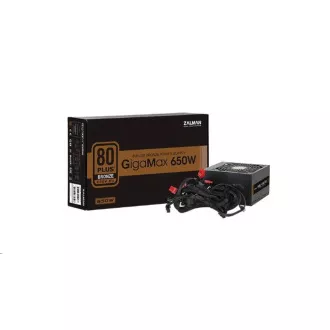 ZALMAN tápegység ZM650-GVII GigaMax, 650W eff. 88%