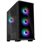 Zalman Z10 Duo / ATX / 4x120 mm ARGB ventilátor / 2xUSB 3.0 / USB-C / edzett üveg