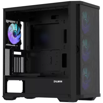 Zalman Z10 Duo / ATX / 4x120 mm ARGB ventilátor / 2xUSB 3.0 / USB-C / edzett üveg