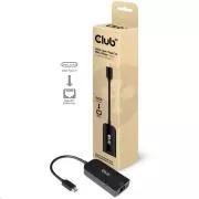 Club3D adapter USB 3.2 Gen 1 Type C és RJ45 2,5 Gbps, 24 cm, 24cm