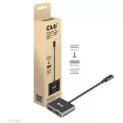 Club3D hub MST (Multi Stream Transport) USB3.2 Gen2 Type-C(DP Alt-Mode) to DisplayPort   HDMI 4K60Hz (M/F)