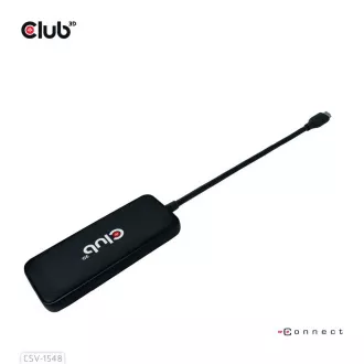 Club3D hub 1xUSB-C és 4xUSB-C között, 10 Gbps port, PD 3.0