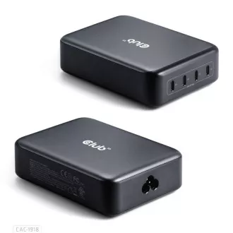 Club3D utazási töltő 240W GaN technológia, 4xUSB-C, PPS PD 3.1 támogatás Club3D utazási töltő 240W GaN technológia, 4xUSB-C, PPS PD 3.1 támogatás