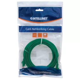 Intellinet Patch kábel Cat6 UTP 15m zöld, kb.