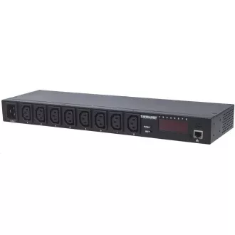 Intellinet elosztó panel PDU, 8x C13 aljzat, rack 1U, levehető kábel 16A, felügyelet Intellinet elosztó panel PDU, 8x C13 aljzat, rack 1U, levehető kábel 16A, felügyelet