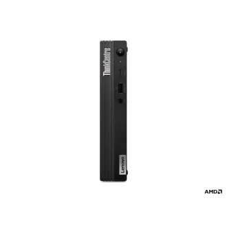 LENOVO PC ThinkCentre M75q Gen 2 Tiny-Ryzen 5 PRO 5650GE, 8GB, 256SSD, HDMI, DP, Int. AMD Radeon, Fekete, W10P, 3Y Onsite