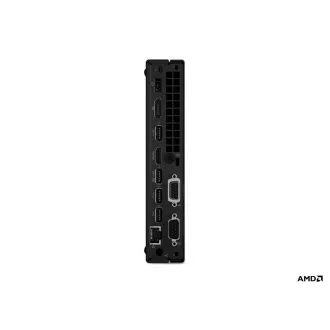 LENOVO PC ThinkCentre M75q Gen 2 Tiny-Ryzen 5 PRO 5650GE, 8GB, 256SSD, HDMI, DP, Int. AMD Radeon, Fekete, W10P, 3Y Onsite