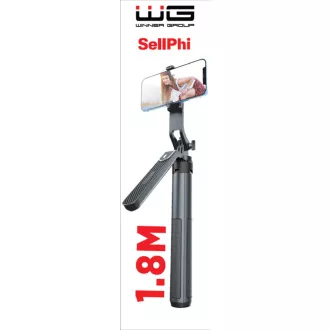 WG - Selfie bot WG 7, Selfie bot állvány teleszkópos GoPro állvány, bluetooth, fekete WG - Selfie bot WG 7, Selfie bot állvány teleszkópos GoPro állvány, bluetooth, fekete