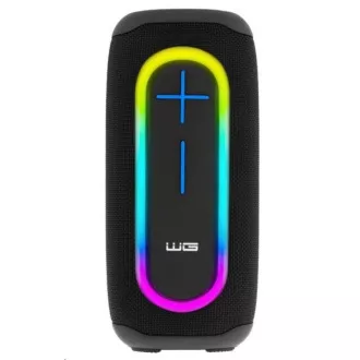WG - Bluetooth hangszóró WG AirFlex PureBeats, 40W, TWS, LED, fekete