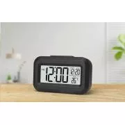 WG - Ébresztőóra belső hőmérővel WG DigiTherm Alarm, fekete színben