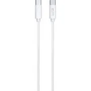 WG – Type-C–Type-C adatkábel, 2 méter, 3 A, 60 W, fehér