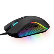 WG - WG Chameleon III., RGB LED-es játékegér, fekete színben
