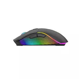 WG - WG Chameleon III., RGB LED-es játékegér, fekete színben