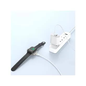 WG - USB-C mágneses töltőeszköz Apple Watch-hoz, fehér és ezüst színben WG - USB-C mágneses töltőeszköz Apple Watch-hoz, fehér és ezüst színben