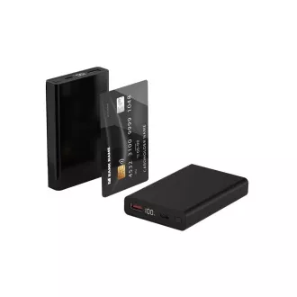 WG - Power Bank 10000 mAh, USB-C PD 20W   USB-A 22.5W, fekete