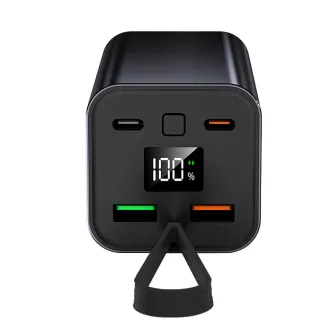 WG - Power Bank 20000 mAh, USB-C PD 18W   USB-A QC 3.0 22.5W, WG Medusa, fekete
