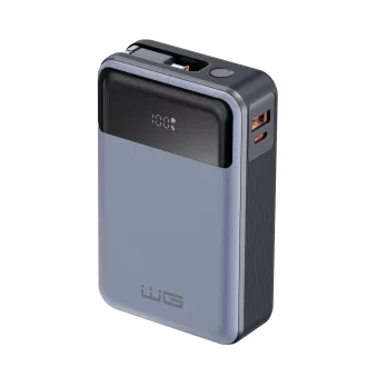 WG - Power Bank 20000 mAh, USB-C PD 65W, fekete
