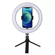 WG - Vlog Kit alapkészlet videoblogok készítéséhez, állvány, telefontartó, LED lámpa