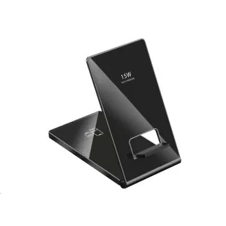 WG - Vezeték nélküli töltő WG36, 4in1 FAST MAGNET, 2x 15W 5W 3W, fekete színű