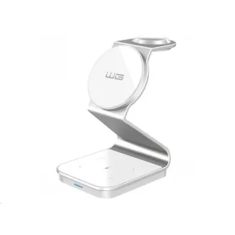 WG - Vezeték nélküli töltő WG37, 3in1 FAST MAGNET, 15W 3W 3W, fehér