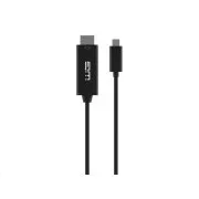 WG - Type-C HDMI adatkábel, 3 méter, 4K, fekete