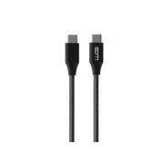 WG - Type-C-C típusú adatkábel, 1, 5 méter, 5A, 140W, fekete