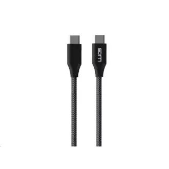 WG - Type-C-C típusú adatkábel, 1, 5 méter, 5A, 140W, fekete