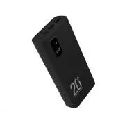 WG - Power Bank 20000 mAh, USB-C PD 20W   USB-A QC 3.0 22.5W, fekete