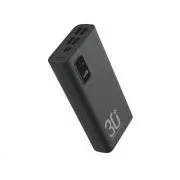 WG - Power Bank 30000 mAh, USB-C PD 20W, fekete