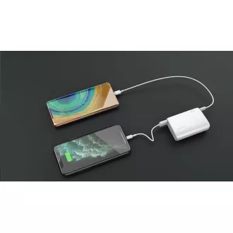 WG - Powerbank 10000 mAh / QC 3.0 és PD kimenet bemenet / ultra kicsi / fehér