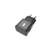 WG - Hálózati töltő gyors 1x USB-A, gyorstöltés 3.0, 5V-9V-12V, fekete