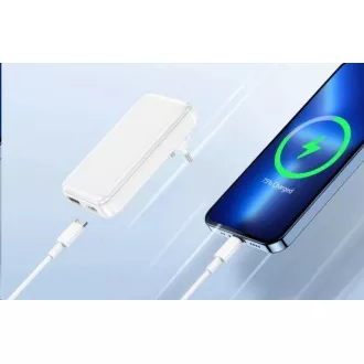 WG - GaN hálózati töltő 2x USB, 1x USB-C 30W   1x USB-A 18W, fehér