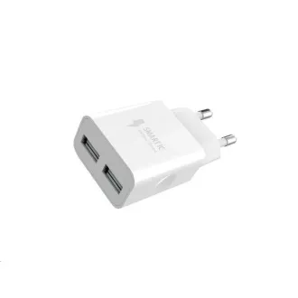 WG - Hálózati töltő 2x USB-A 2, 4A, fehér WG - Hálózati töltő 2x USB-A 2, 4A, fehér