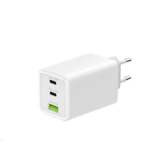 WG - GaN 100W hálózati töltő, 3x USB, 1x USB-A   2x USB-C, fehér